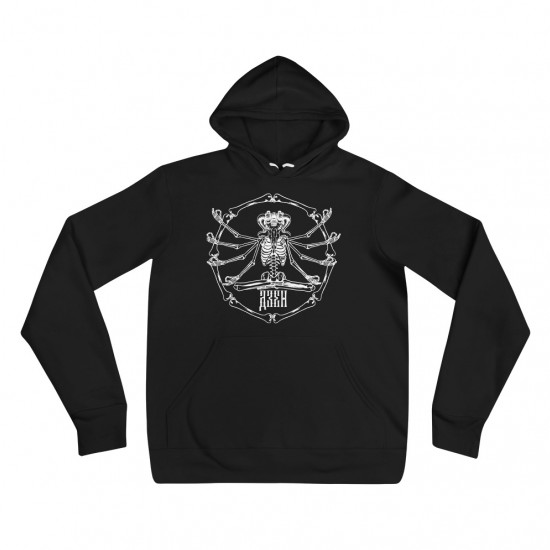 Hoodie with a military print Anti Terror